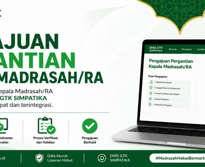 Cara Pengajuan Pergantian Kepala Madrasah/RA di EMIS GTK SIMPATIKA Panduan Lengkap Formulir A09, Syarat, Alur, dan Tips Anti Ditolak